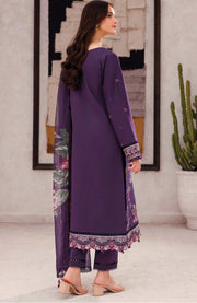 Farasha - Bahar Collection'25 By Farasha Embroidered Lawn Suit Unstitched 3 Piece - Summer Collection - aubranz.com