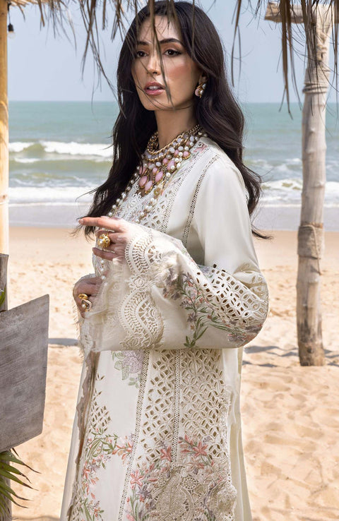 Sairashakira - Saira Shakira Lawn'25 Embroidered Suits Unstitched 3 Piece - Summer Collection - aubranz.com