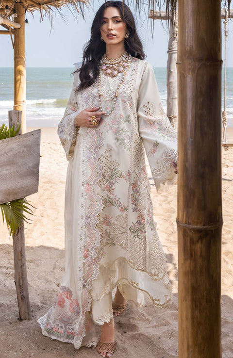 Sairashakira - Saira Shakira Lawn'25 Embroidered Suits Unstitched 3 Piece - Summer Collection - aubranz.com