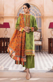Mausummery - Mausummery Printed Khaddar'25 Unstitched 3 Piece - Winter Collection - aubranz.com