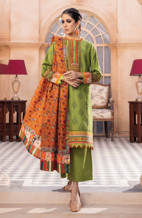Mausummery - Mausummery Printed Khaddar'25 Unstitched 3 Piece - Winter Collection - aubranz.com
