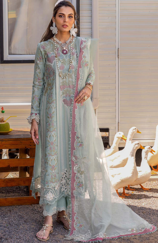 Sairashakira - Saira Shakira Lawn'25 Embroidered Suits Unstitched 3 Piece - Summer Collection - aubranz.com