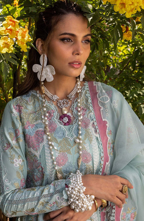 Sairashakira - Saira Shakira Lawn'25 Embroidered Suits Unstitched 3 Piece - Summer Collection - aubranz.com
