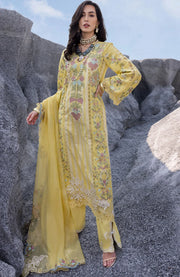 SUITS UNSTITCHED 3 PIECE - SUMMER COLLECTIONSKU#SS9 SAIRA SHAKIRA LAWN'25 EMBROIDERED
