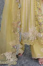 SUITS UNSTITCHED 3 PIECE - SUMMER COLLECTIONSKU#SS9 SAIRA SHAKIRA LAWN'25 EMBROIDERED