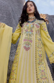 SUITS UNSTITCHED 3 PIECE - SUMMER COLLECTIONSKU#SS9 SAIRA SHAKIRA LAWN'25 EMBROIDERED