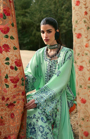 Zaha - Neelum Lawn'25 by Zaha Embroidered Suit Unstitched 3 piece - Summer Collection - aubranz.com