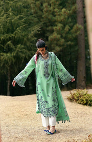 Zaha - Neelum Lawn'25 by Zaha Embroidered Suit Unstitched 3 piece - Summer Collection - aubranz.com