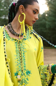 Zaha - Neelum Lawn'25 by Zaha Embroidered Suit Unstitched 3 piece - Summer Collection - aubranz.com