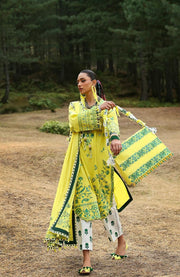 Zaha - Neelum Lawn'25 by Zaha Embroidered Suit Unstitched 3 piece - Summer Collection - aubranz.com