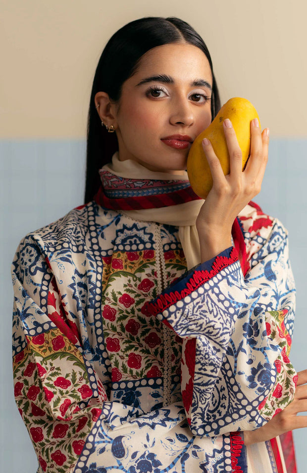 Zara_Shahjahan - Coco Prints'25 Vol-3 by Zara Shahjahan Printed Lawn Suits Unstitched 3 Piece - Summer Collection - aubranz.com