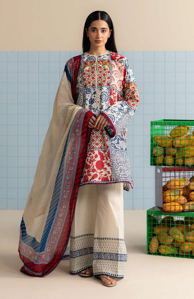 Zara_Shahjahan - Coco Prints'25 Vol-3 by Zara Shahjahan Printed Lawn Suits Unstitched 3 Piece - Summer Collection - aubranz.com
