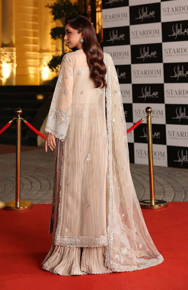 Elaf - ELAF STARDOM '25 Embroidered Handwork Suits Unstitched 3 Piece-Formal Collection - aubranz.com