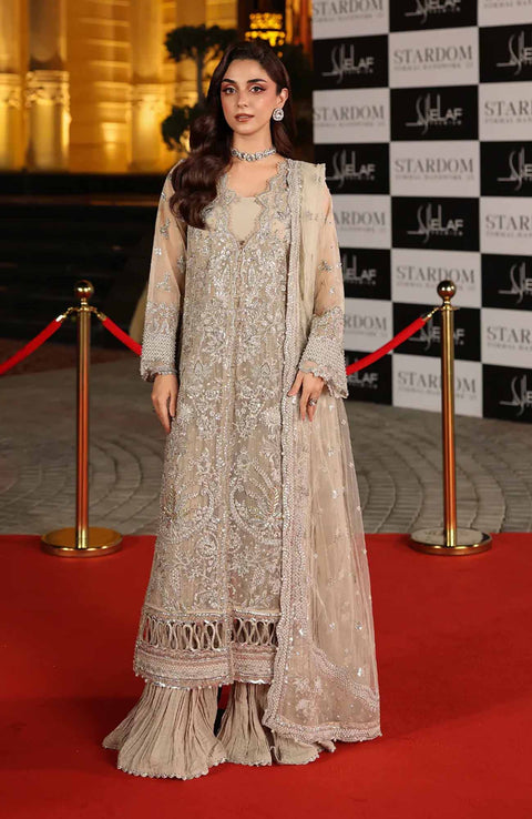 Elaf - ELAF STARDOM '25 Embroidered Handwork Suits Unstitched 3 Piece-Formal Collection - aubranz.com