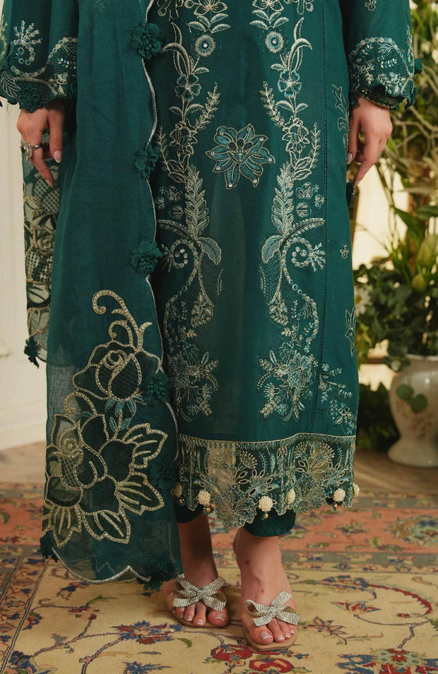 Aneela_Rizwan - Aneela Rizwan Yaqeen Luxury Lawn Collection'25 Embroidered Lawn Suits Unstitched 3 Piece - Summer Collection  - aubranz.com