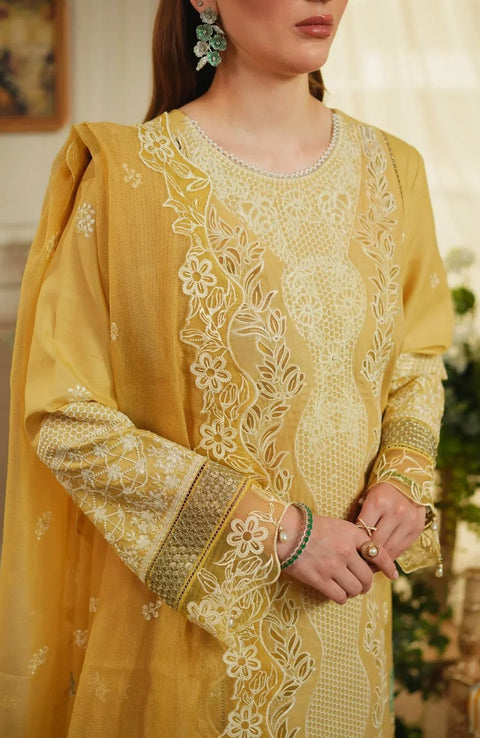 Aneela_Rizwan - Aneela Rizwan Yaqeen Luxury Lawn Collection'25 Embroidered Lawn Suits Unstitched 3 Piece - Summer Collection  - aubranz.com