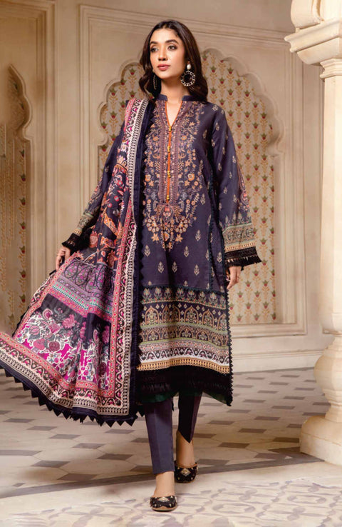 Mausummery - Mausummery Printed Linen'25 Unstitched 3 Piece - Winter Collection - aubranz.com