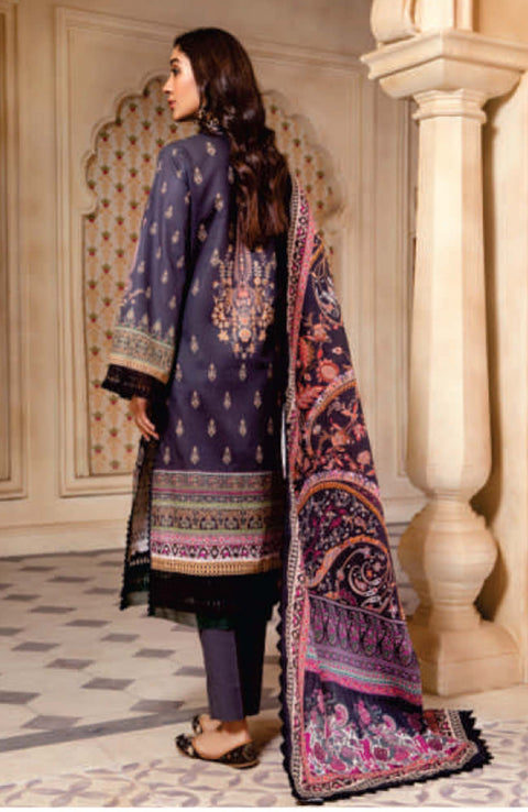 Mausummery - Mausummery Printed Linen'25 Unstitched 3 Piece - Winter Collection - aubranz.com