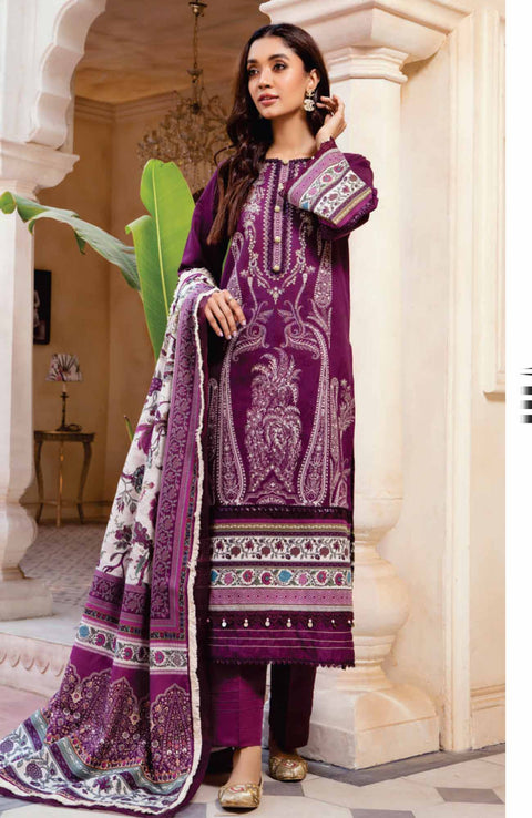 Mausummery - Mausummery Printed Khaddar'25 Unstitched 3 Piece - Winter Collection - aubranz.com