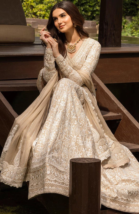 Faizasaqlain - FAIZA SAQLAIN ZINNIA LUXURY LAWN'25 EMBROIDERED SUITS UNSTITCHED 3 PIECE - SUMMER COLLECTION - aubranz.com