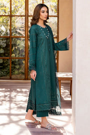 Guzel Hand-Embellished Green Tunic with Pearl & Bead Work aubranz.com