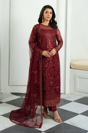 Luxury Wine Red Formal Dress with Sequins aubranz.com