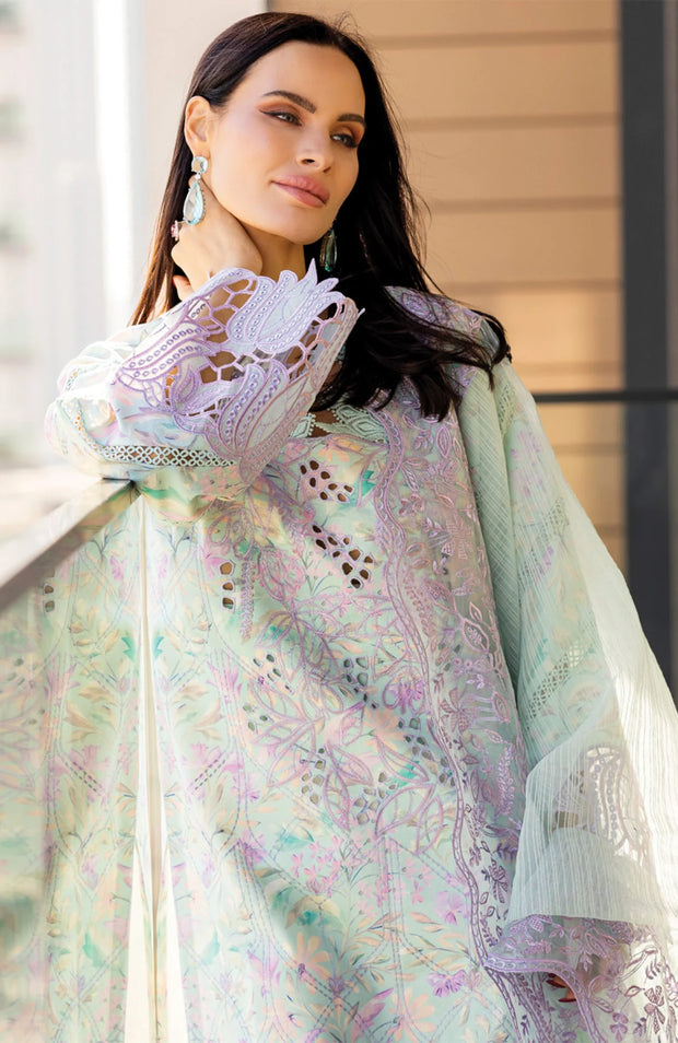 SSKU#RR6 CARNATION LAWN'25 BY RANG RASIYA EMBROIDERED SUITS UNSTITCHED 3 PIECE - SUMMER COLLECTION