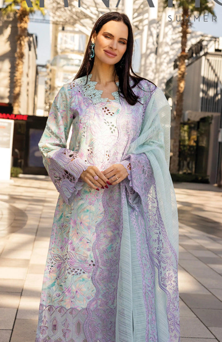 SSKU#RR6 CARNATION LAWN'25 BY RANG RASIYA EMBROIDERED SUITS UNSTITCHED 3 PIECE - SUMMER COLLECTION
