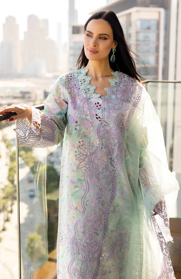 SSKU#RR6 CARNATION LAWN'25 BY RANG RASIYA EMBROIDERED SUITS UNSTITCHED 3 PIECE - SUMMER COLLECTION