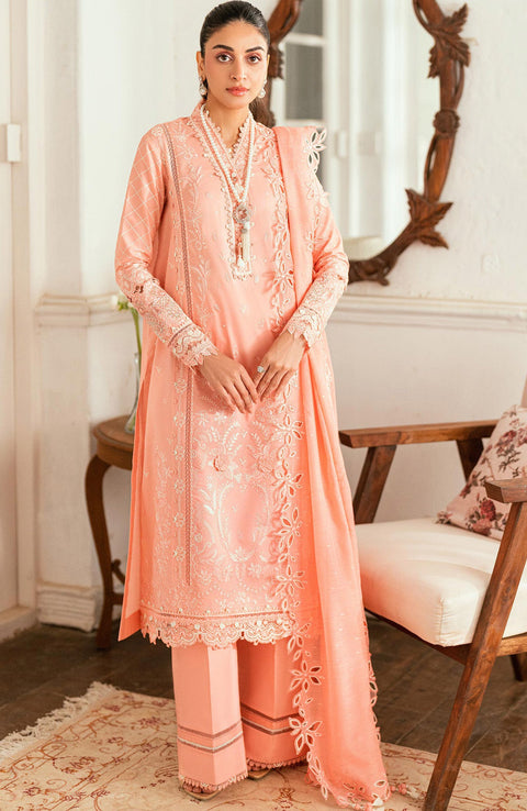 Qalamkar - Luxury Lawn Eid Edit'25 By Qalamkar Embroidered Suits Unstitched 3 Piece - Summer Collection - aubranz.com