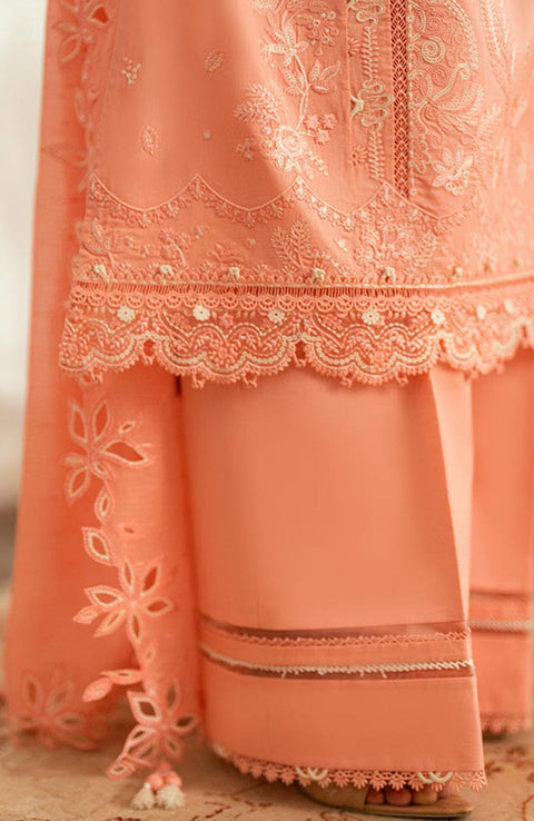 Qalamkar - Luxury Lawn Eid Edit'25 By Qalamkar Embroidered Suits Unstitched 3 Piece - Summer Collection - aubranz.com