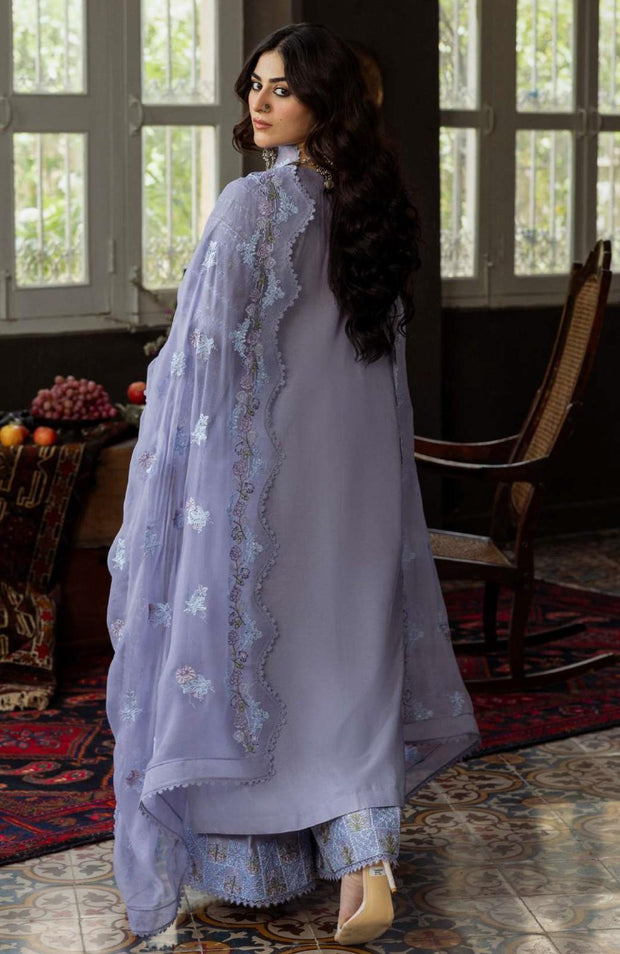 Kahf - Kahf Premium Karandi Chiffon Collection'25 Embroidered Suits Unstitched 6 Piece - Winter Collection - aubranz.com