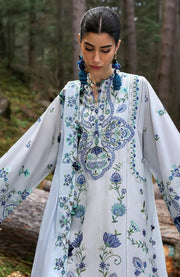 Zaha - Neelum Lawn'25 by Zaha Embroidered Suit Unstitched 3 piece - Summer Collection - aubranz.com