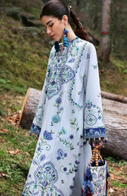 Zaha - Neelum Lawn'25 by Zaha Embroidered Suit Unstitched 3 piece - Summer Collection - aubranz.com
