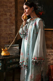 Zaha - Zaha festive Spring Summer'25 Embroidered Lawn Suits Unstitched 3 Piece - Summer Collection - aubranz.com