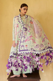 Suffuse - Suffuse Eid Lawn'25 Embroidered Suits Unstitched 3 Piece - Summer Collection - aubranz.com
