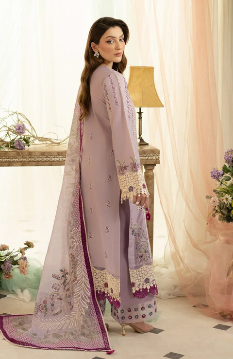 Aneela_Rizwan - Aneela Rizwan Yaqeen Luxury Lawn Collection'25 Embroidered Lawn Suits Unstitched 3 Piece - Summer Collection  - aubranz.com