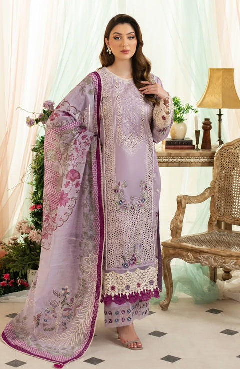 Aneela_Rizwan - Aneela Rizwan Yaqeen Luxury Lawn Collection'25 Embroidered Lawn Suits Unstitched 3 Piece - Summer Collection  - aubranz.com