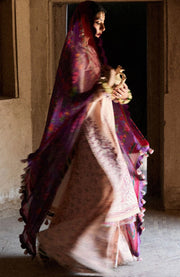 Hussainrehar - Hussain Rehar Nirmal Spring Summer'25 Embroidered Lawn Suits Unstitched 3 Piece Summer Collection - aubranz.com