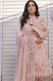 SUITS UNSTITCHED 3 PIECE - SUMMER COLLECTIONSKU#SS5 SAIRA SHAKIRA LAWN'25 EMBROIDERED