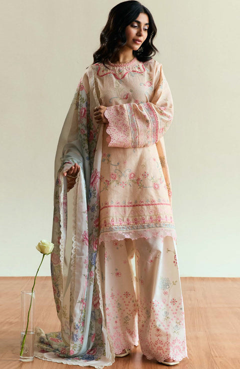 Zara_Shahjahan - Coco Eid Edit'25 By Zara ShahJahan Embroidered Lawn Suits Unstitched 3 Piece - Summer Collection - aubranz.com