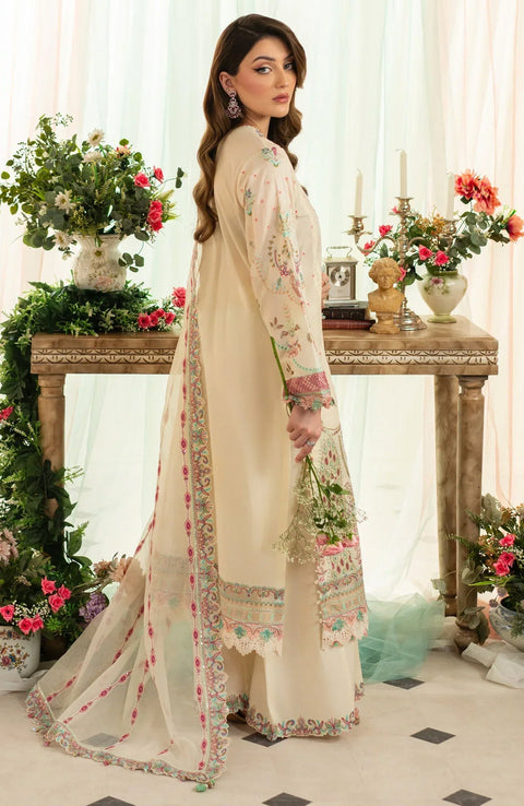 Aneela_Rizwan - Aneela Rizwan Yaqeen Luxury Lawn Collection'25 Embroidered Lawn Suits Unstitched 3 Piece - Summer Collection  - aubranz.com