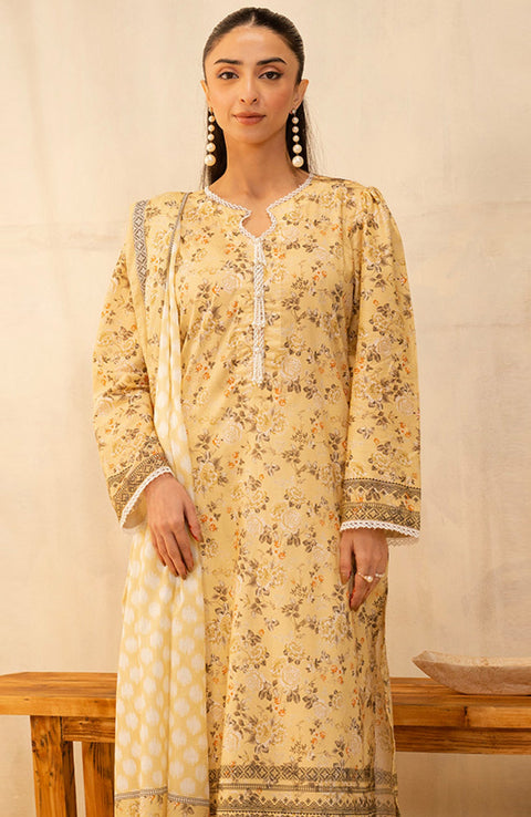 Zellbury - Zellbury unstitched lawn'25 Printed Suits Unstitched 2 Piece - Summer Collection - aubranz.com