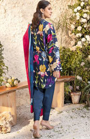 Mariab - M Basic Elaheh Lawn'25 By Maria B Printed Suits Unstitched 3 Piece - Summer Collection - aubranz.com