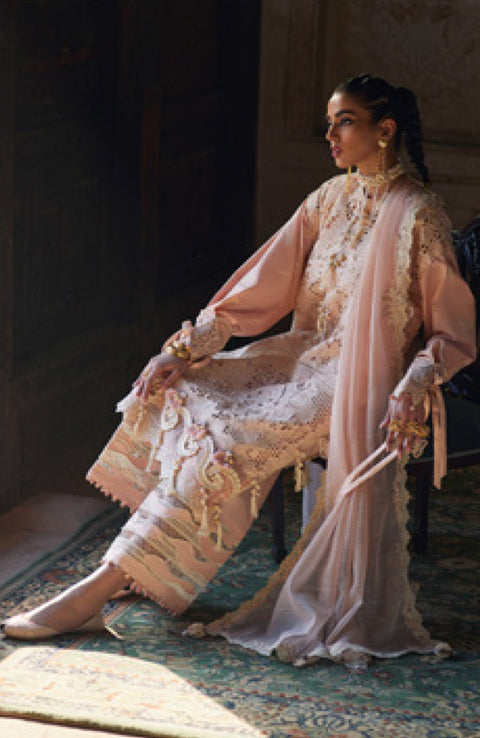Elan - Elan Lawn'25 Embroidered Lawn Suits Unstitched 3 Piece - Summer Collection - aubranz.com