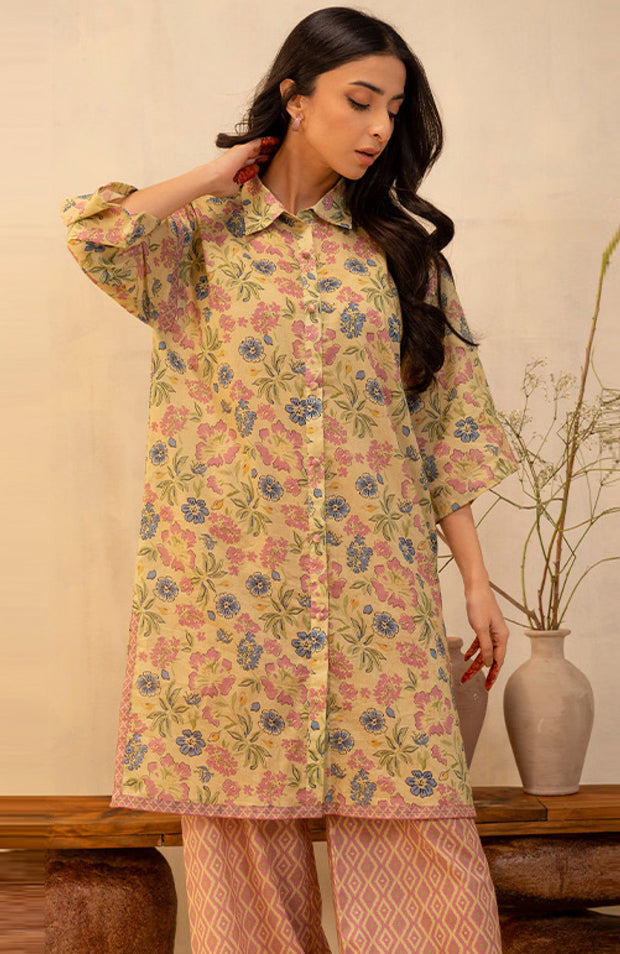 Zellbury - Zellbury unstitched lawn'25 Printed Suits Unstitched 2 Piece - Summer Collection - aubranz.com