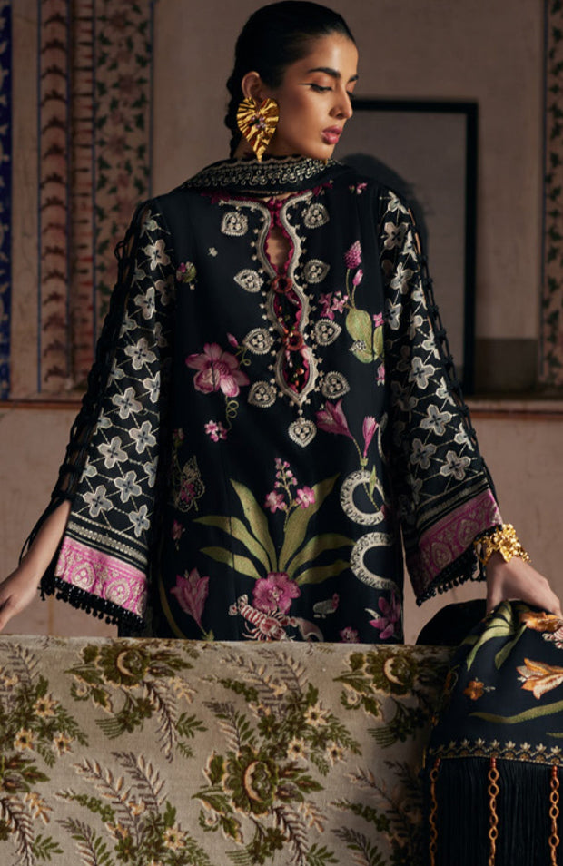 Elan - Elan Lawn'25 Embroidered Lawn Suits Unstitched 3 Piece - Summer Collection - aubranz.com