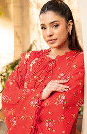 Mariab - M Basic Elaheh Lawn'25 By Maria B Printed Suits Unstitched 3 Piece - Summer Collection - aubranz.com