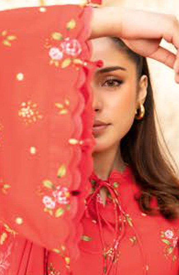 Mariab - M Basic Elaheh Lawn'25 By Maria B Printed Suits Unstitched 3 Piece - Summer Collection - aubranz.com