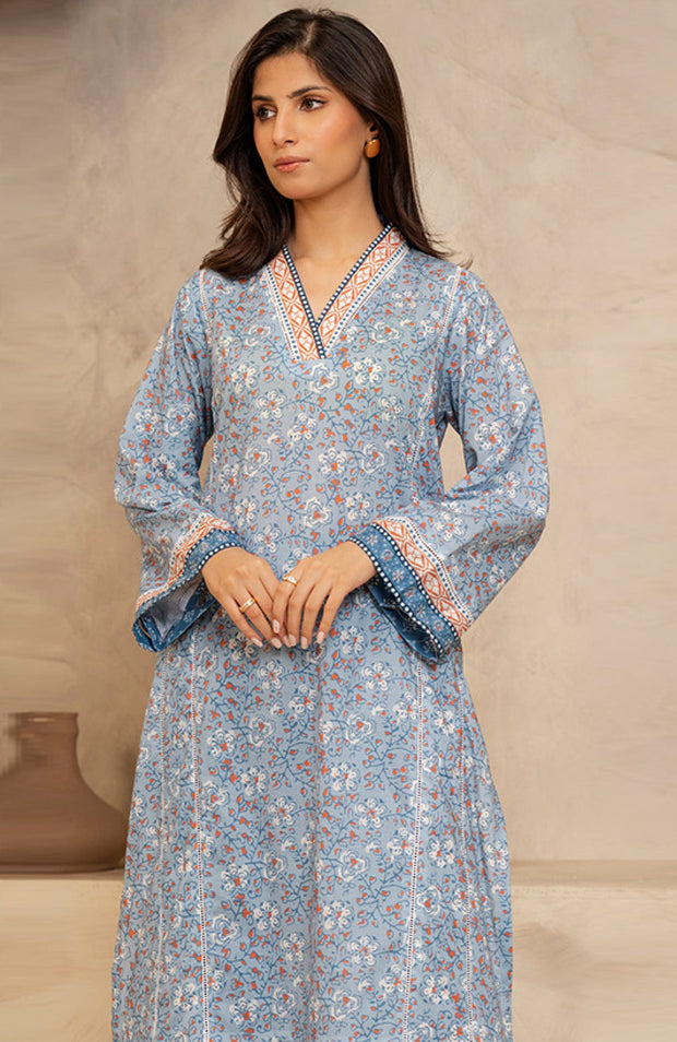 Zellbury - Zellbury unstitched lawn'25 Printed Suits Unstitched 2 Piece - Summer Collection - aubranz.com